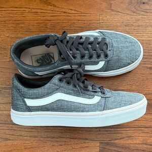 Vans Charcoal and White Casual Sneakers